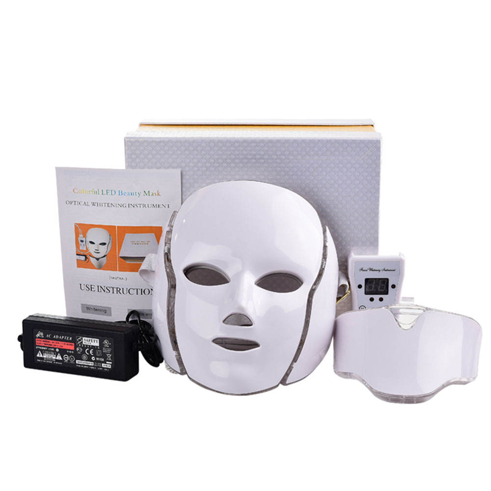 Facial Mask for Skin Care Face Led Mask for Home Use OEM Gold Color Electric LED Facial LED Light Therapy Masks