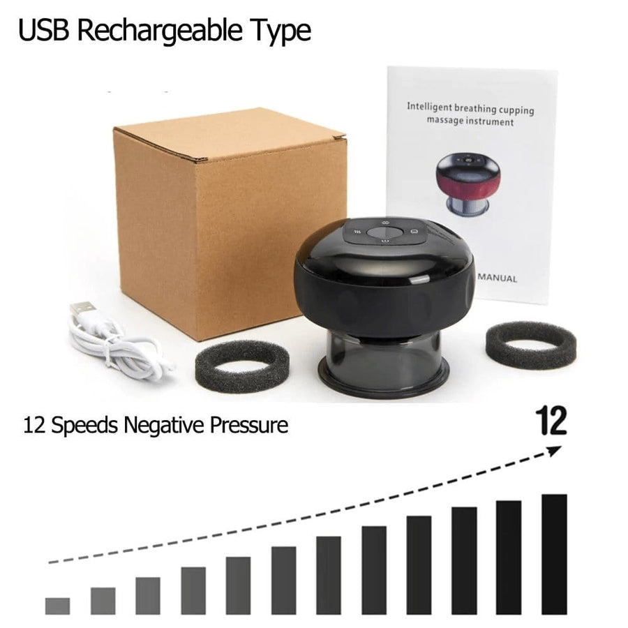 12 Level Rechargeable Electric Cupping Massager - PerfectSkin™
