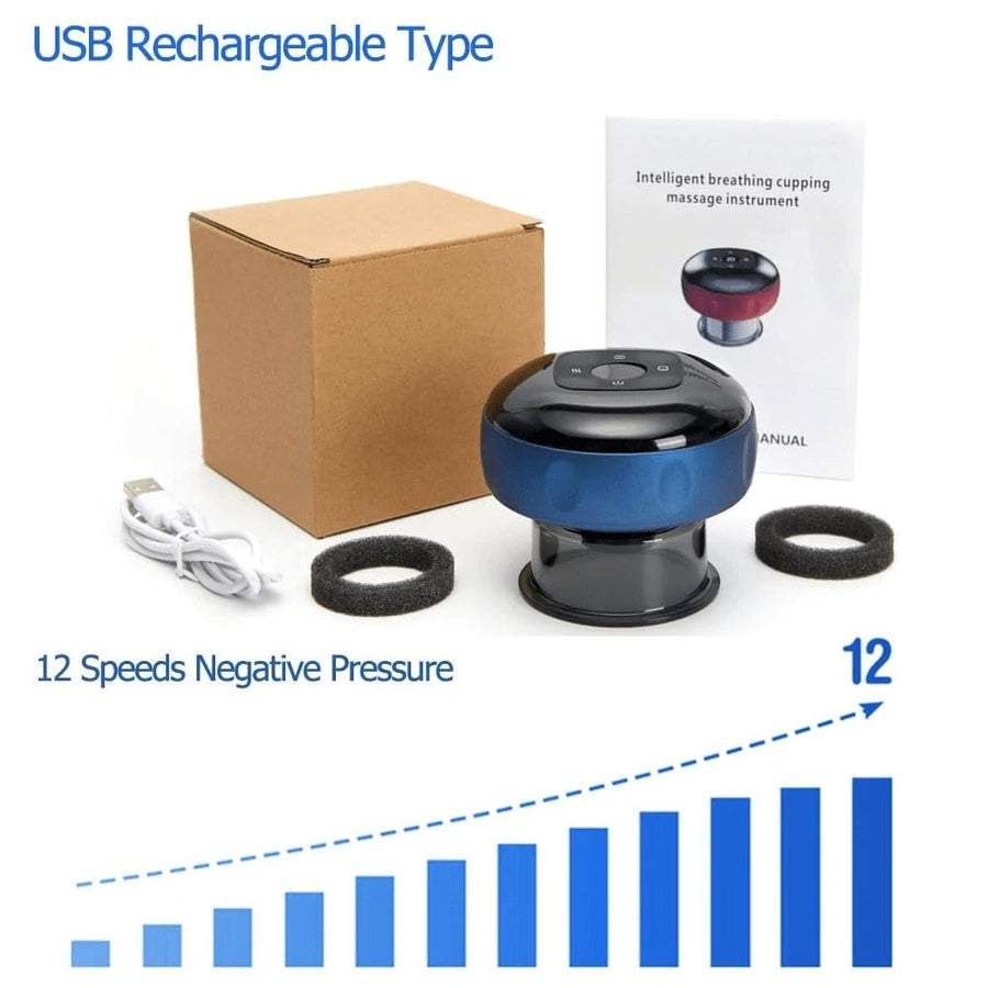 12 Level Rechargeable Electric Cupping Massager - PerfectSkin™