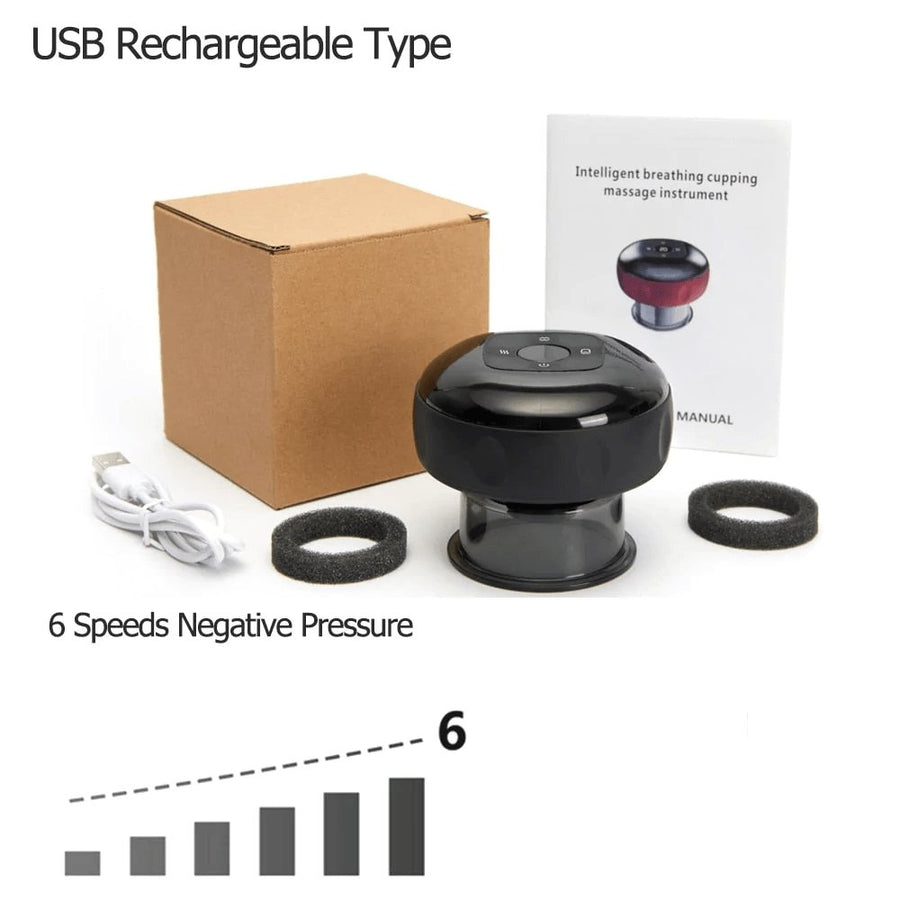 6 Level Rechargeable - Electric Cupping Massager - PerfectSkin™