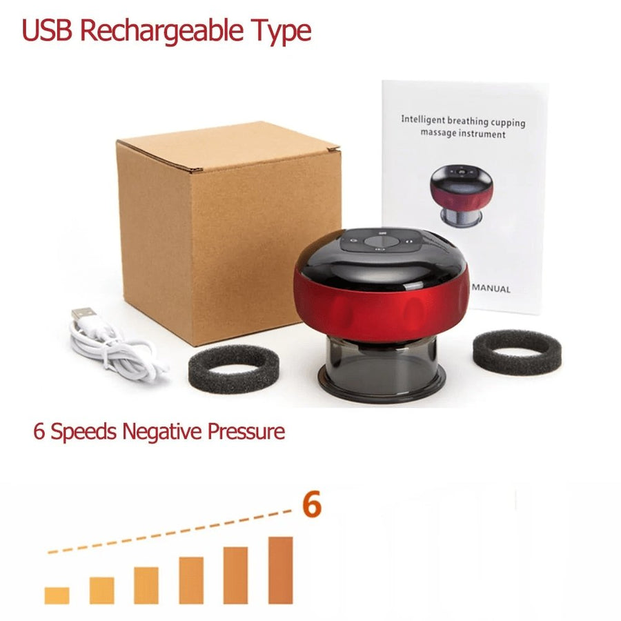 6 Level Rechargeable - Electric Cupping Massager - PerfectSkin™