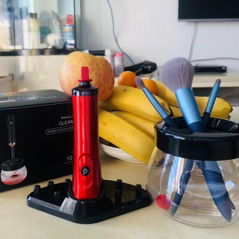 Fast Electric Makeup Brush Cleaner