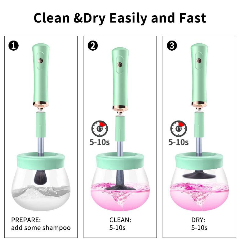 Fast Electric Makeup Brush Cleaner