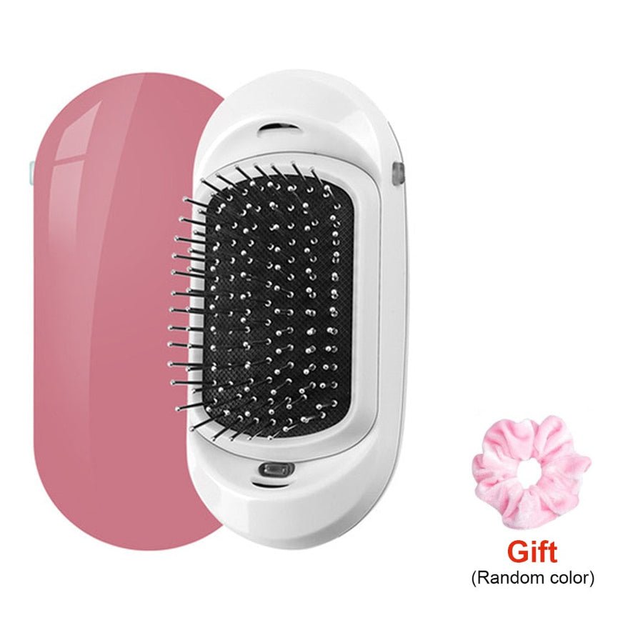 New! FrizzStop - Portable Electric Ionic Hairbrush
