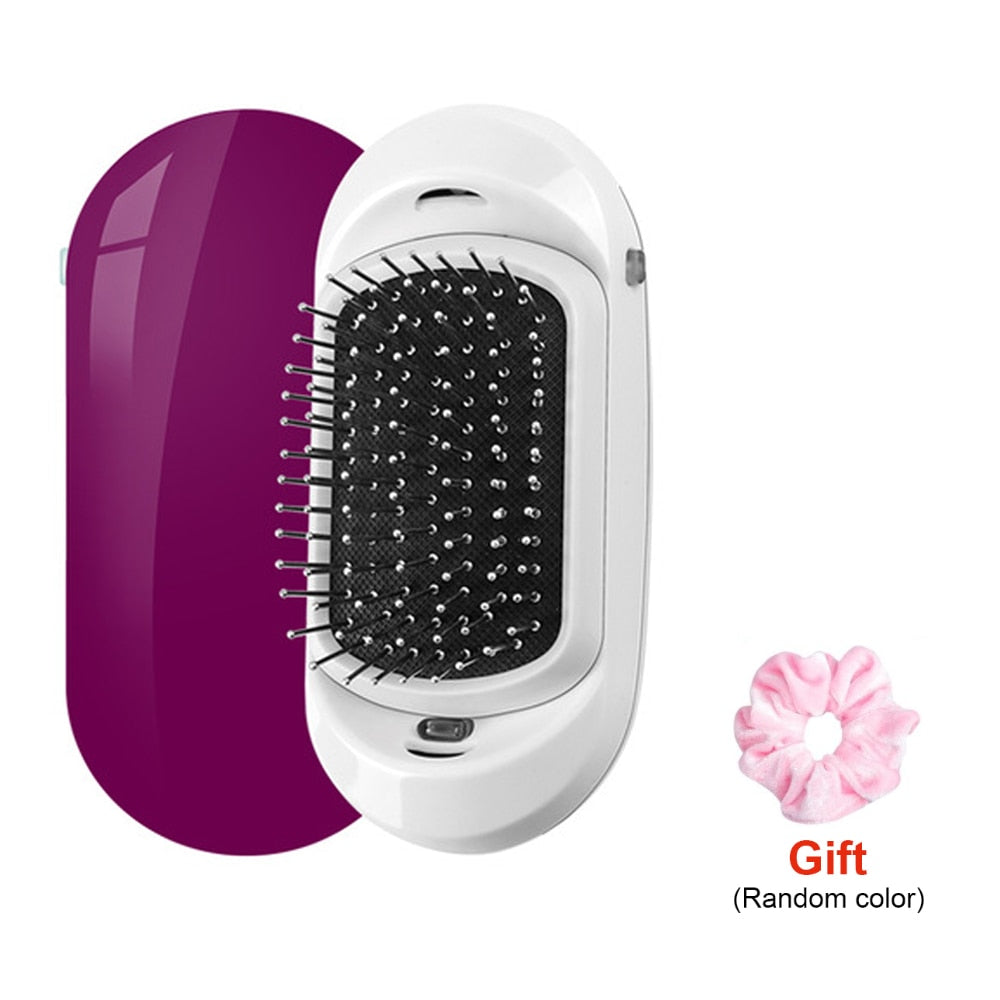 New! FrizzStop - Portable Electric Ionic Hairbrush