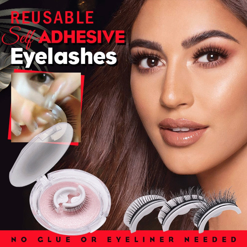 Waterproof – Reusable Self-Adhesive Eyelashes