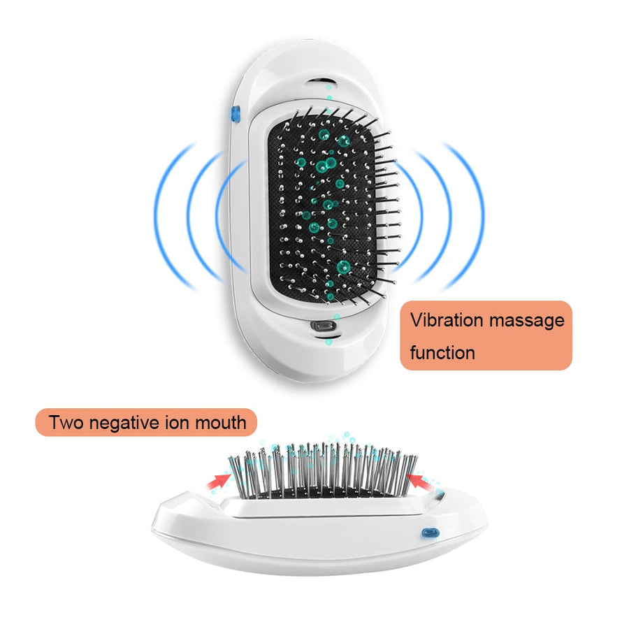 New! FrizzStop - Portable Electric Ionic Hairbrush