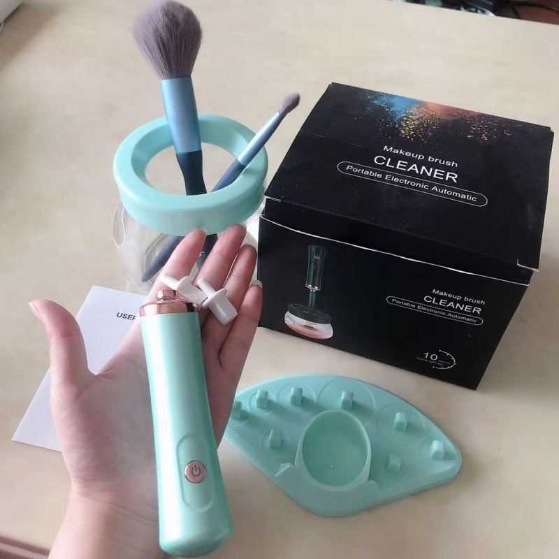 Fast Electric Makeup Brush Cleaner