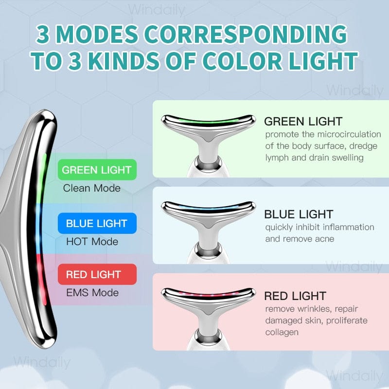 Neck Facial Lifting Massager Anti Wrinkle Tightening - PerfectSkin™